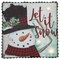 Northlight 12" LED Lighted 'Let it Snow' Snowman Christmas Canvas Wall Art